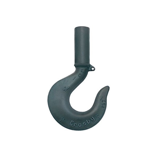 Crosby S-319AN Alloy Hook Shank Size D, 1T WLL
